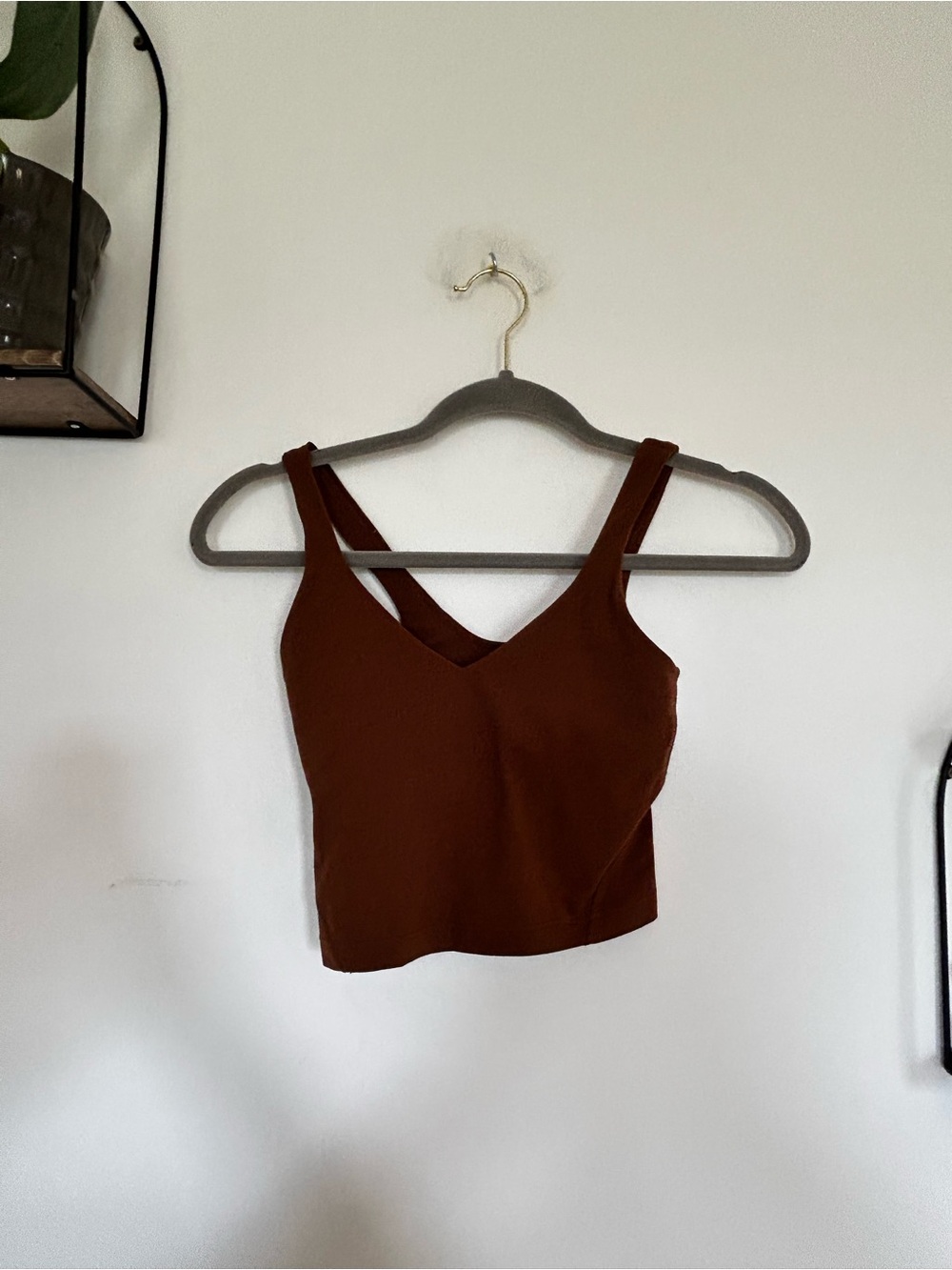 Lululemon Brown Align Tank Top‎ V Neck Size 0